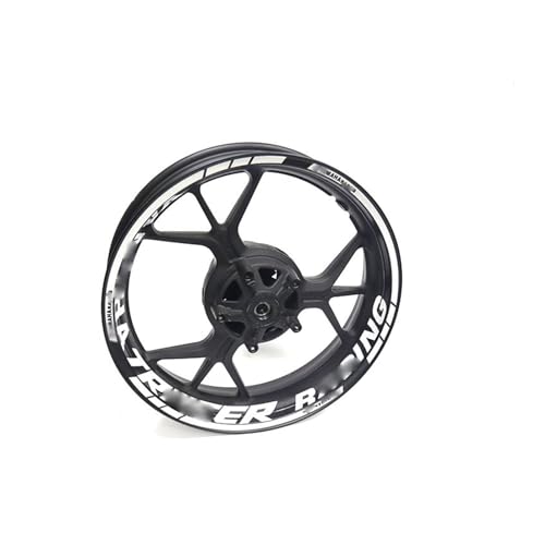 Autocollant jante moto pour rénover les roues de MT07 et Tracer