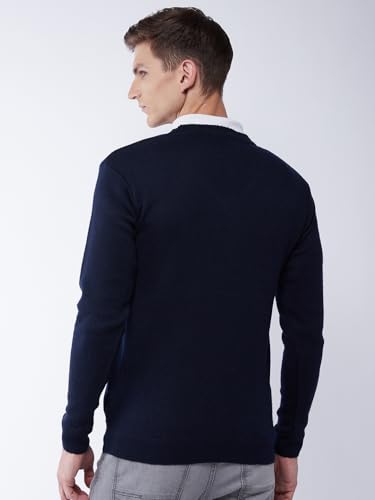 Image of Pivl Men's Winter Geometric Print Sweater - Warmth and Style for The Season||Winterwear||