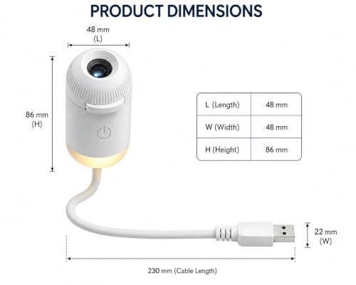 Vrushank Galaxy Projector Night Light - Image 3