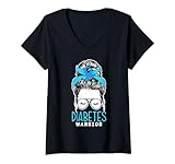 Photo Gallery donna diabetes warrior tipo 1 diabete t1d diabete maglietta con collo a v Photo Gallery donna diabetes warrior tipo 1 diabete t1d diabete maglietta con collo a v