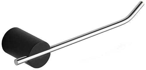 Mexen 7088133-07 Toilet Paper Holder Aron-black/chrom-7088133-07, Black/Chrome
