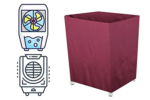 Image of The Furnishing Tree Air Cooler Cover compatible for Kenstar Cool Grande 80 Ltr Desert Cooler, Ployester, Maroon