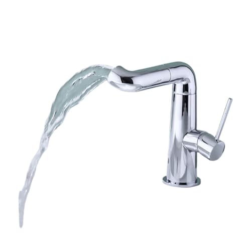 Grifos de baño de lujo mezclador monomando cromado para lavabo moderno 7