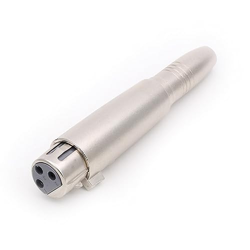 Conector XLR de 3 pines para cable de micrófono en estudio casero de audio 4