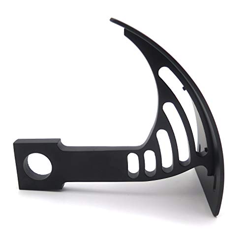 Htt Motorcycle Black Vertical Curved Mount License Plate Bracket Tag Holder For Kawasaki 1998-2005 Zx-R6/ 2003-2014 Zx-6R Rr(636)/ 1998-2005 Zx-7/1996-2003 Zx-7R #TOP6