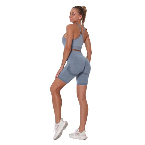 Strój dresowy dla kobiet Sportswear Dwuczęściowy Zestaw Kobiety Sport Garnitur Siłownia Odzież Spodnie Zestawy Kultury Top Trening Fitness Damski Strój fitness 1Garnitur fitness dla mu