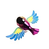 QEASET Simulated Birds Car Ornament, Flying Bird Decoration for Helmets Rearview Mirrors Vehicle Decor, Car Bird Toy, Auto Accessory