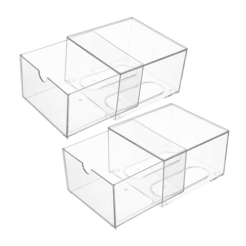 Holibanna 2�� ���ϕi���[�{�b���p�[�g�����g ���� �� �X�g���[�W �u���� �N���A�����o�� �����p�̃N���A�R���e�i �����p�i ���C�N�o�j�e�B���[�r�� �A�N���� Transparent