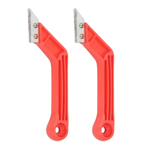 Herramienta de Eliminación de Lechada de 2 Piezas, Herramientas para Quitar Lechada de Azulejos, Sierra Ergonómica para Lechada en ángulo, Rastrillo para Raspar Lechada de