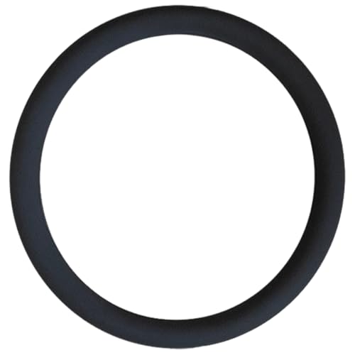 OIXYA Funda Volante Coche Universal,Protector Volante Coche,Accesorio de Silicona, Funda Decorativa para Volante,Accesorios Interior, 32-40 cm,Negro