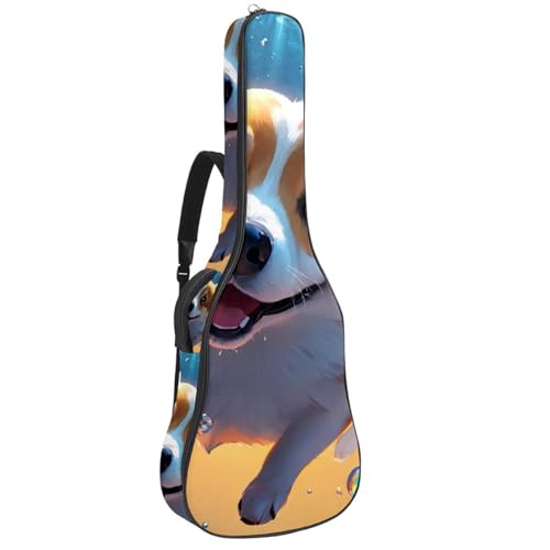 Sac pour guitare acoustique 40/41 pouces étui imperméable Corgi
