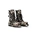 New Rock 591-S15 Men's Boots CAMOUFLAGE Flame Metallic Black Leather Goth Punk Biker Fashion 3