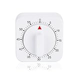 Demarkt Mechanical Kitchen Timer/60 Mins/White