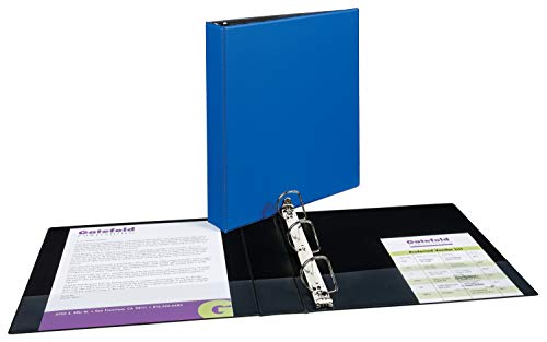 Avery 27351 Durable Binder With Slant Rings, 11 X 8 1/2, 1 1/2", Blue #TOP6