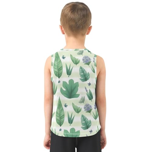 Boys Performance Tank Top Quick Dry Kids Casual Sleeveless T Shirts Kids Comfy Breathable Summer Athletic Tshirts3