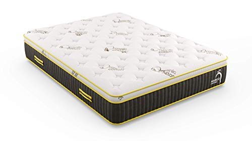 Mango Firm Full Natural Mattress /12.5” Hybrid Latex/Organic Cotton/Bed-in-a-Box/Made in USA