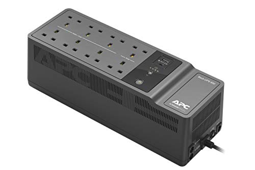 APC by Schneider Electric BACK-UPS ES - BE850G2-UK - Uninterruptible Power Supply 850VA (8 Outlets,...