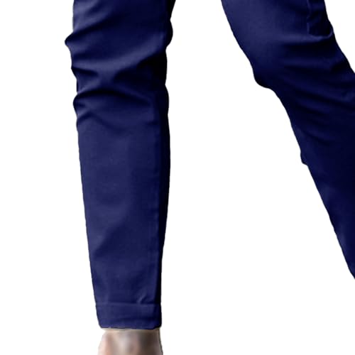 JEShifangjiusu Mens Lightweight Slim Fit Skinny Pants Lawyer Business Work Trouser Casual Dress Pant for Men3
