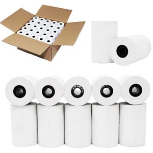 Amazon.co.jp: (50) レジスターロール紙ロール 3-1/8 X 119