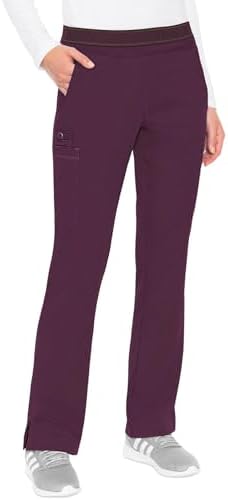 Med Couture Touch Women's Yoga Pull-On Pant Scrub Bottoms with 7 ...