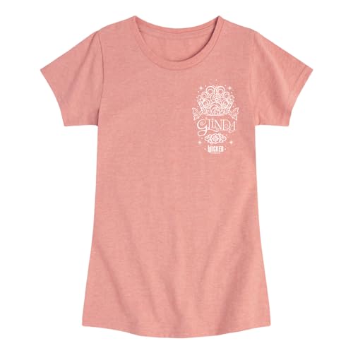 HYBRID APPAREL Wicked - Glinda Crown - Girls Toddler and Youth Fitted Short Sleeve Graphic Tee