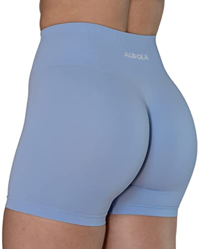 Image of AUROLA Dream Collection Women Workout Shorts High Waist Gym Shorts, Scrunch Butt Seamless Athletic Shorts