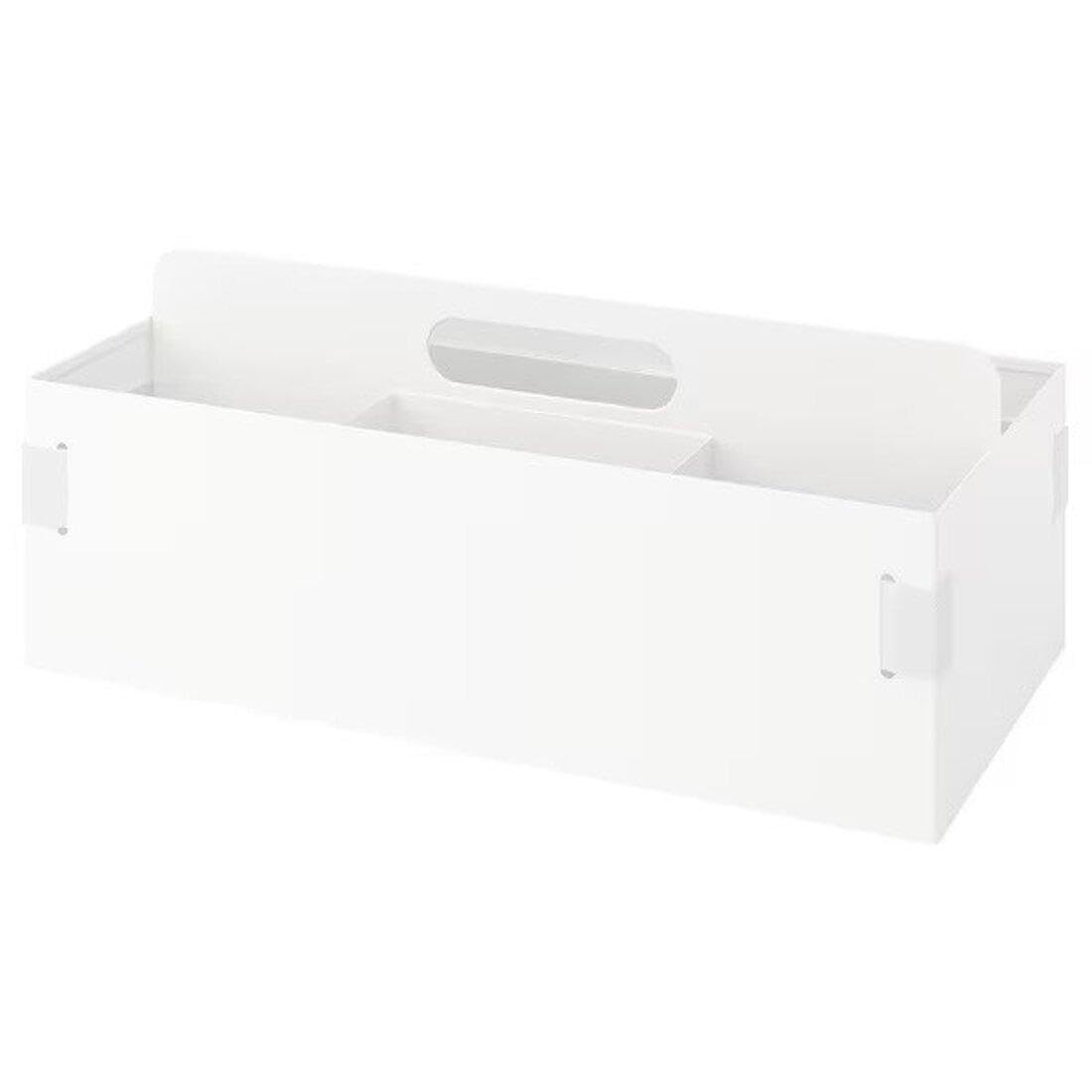 Ikea KVISSLE Desk organiser, white, 18x36x14 cm : Amazon.in