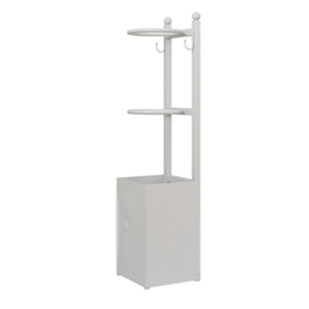 Metalowy uchwyt na piłkę do koszykówki, stojak na sprzęt sportowy, do przechowywania wewnątrz i na zewnątrz (biały 22 x 21 x 99 cm)