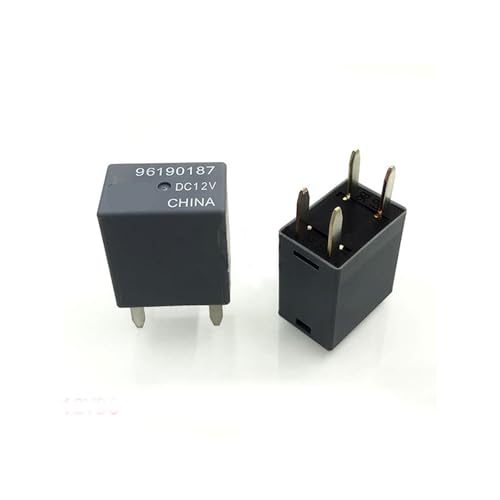 Relais de pompe à huile 96190187 de haute précision 4 broches et résistance thermique 12V