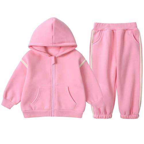 Zip Up Hoodie Boys'Tracksuits Fleece Lounge Sweatsuit Hoodies And Sweatpants Clothes Set For Toddler Fall Winter Clothes