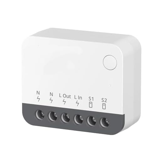 URPIZY ZBMINIR2 per Zigbee Smart Light Switch Hub per controllo vocale con Alexa, compatto e versatile, supporta Home Assistant e app eWeLink 120V 10A