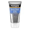 Neutrogena Sport Face Sunscreen SPF 70+, Oil-Free, 2.5 fl oz, Sweat & Water-Resistant, Broad-Spectrum UVA/UVB, Nourish & Restore Skin Balance, Oxybenzone Free Sunscreen For Face