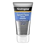 Neutrogena Sport Face Sunscreen SPF 70+, Oil-Free Facial Sunscreen Lotion with Broad Spectrum UVA/UVB Sun Protection, Sweat-Resistant & Water-Resistant, 2.5 fl. oz