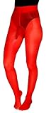 Mona's Choice Womens & Mens Pantyhose/Glossy Tights (Red - Closed Sheath, 1)