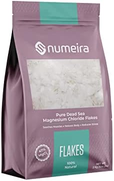Pure Dead Sea Magnesium Chloride Flakes for Relaxing Soaks in The Bath and Spa - Natural Crystal for Dry Skin, Reduce Joint and Muscle Pain