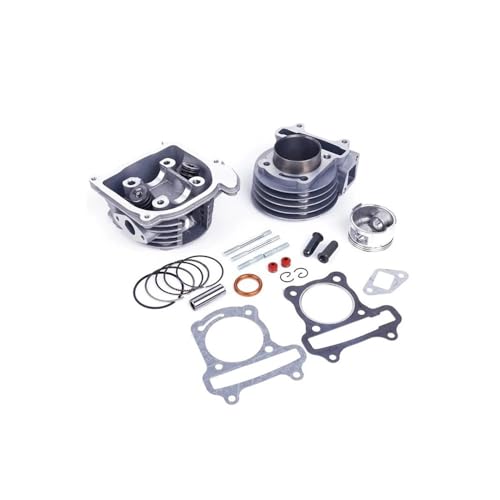 Cilindro de gran diámetro de 50mm compatible con motor de cuatro tiempos 139QMB y ciclomotor GY6