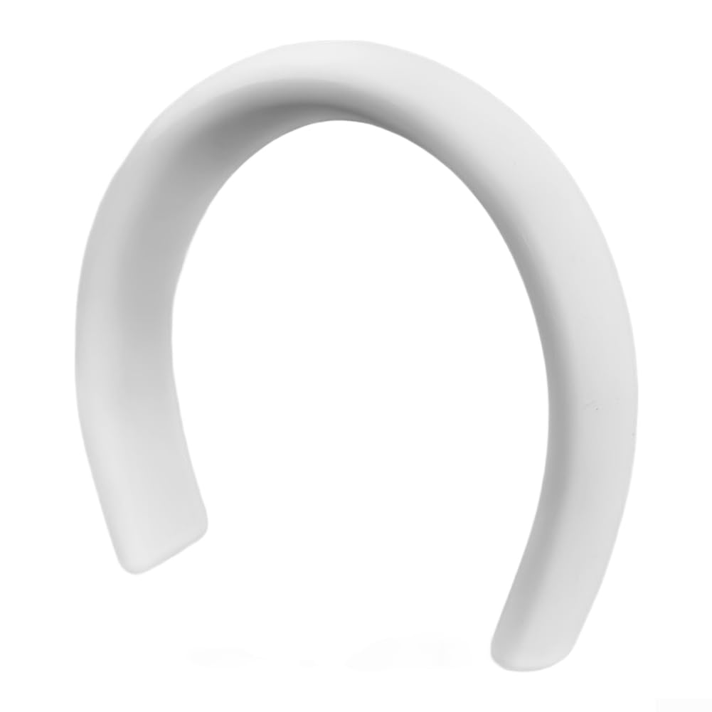 Pesi da collo per apnea, anello flessibile per allenamento con snorkeling, esterno in silicone antiscivolo, nucleo in metallo morbido per una discesa stabile ed efficiente (M, bianco, 1,5 kg)