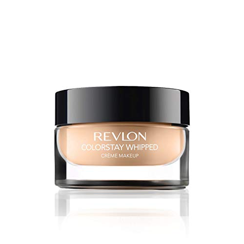 REVLON Colorstay Whipped Crème MakeupUltra-Light, Bouncy, Whipped Formula for A Flawless Look for Upto 24HR, Natural Tan (370)