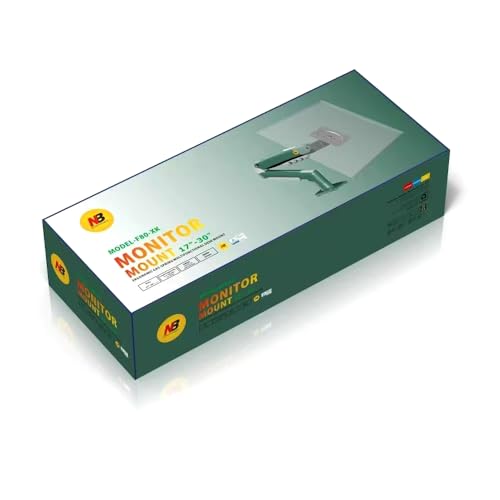 Image of TECVITY - F80 Multi Colours Gas-Struct Flexi Mount Desktop 17 inch to 30 inch Monitor Arm (Green)