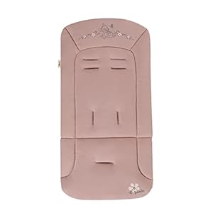 hauck Colchoneta para Silla de Paseo Universal - Funda Carrito Bebe y Remolques de Bicicleta para Niños, Algodón, Transpirable, Suave, Fácil de Fijar, Verano e Invierno - Bambi Rosa
