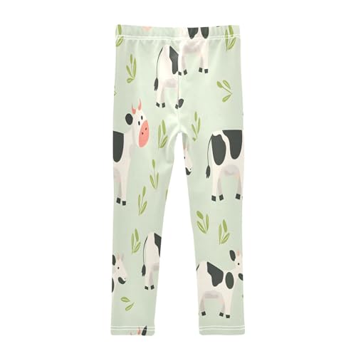 Bolaz Toddler Girls Leggings Printed Yoga Pants Leggings Funny Farm Cows for Kids2
