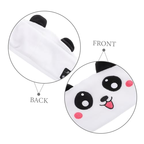Auriculares con diadema de poliéster suave y volumen regulable Veemoon Panda 3