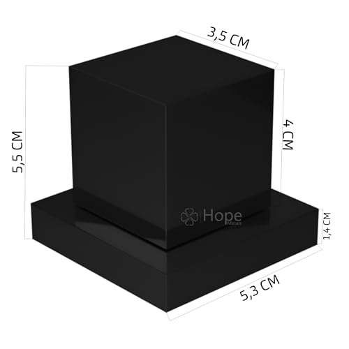 ACABAMENTO DE REGISTRO C-38 PARA BANHEIRO CHUVEIRO OU REGISTRO GERAL PRETO FOSCO