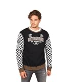 Skull Rider Sudadera Revolution, Negro, L/3XL para Hombre