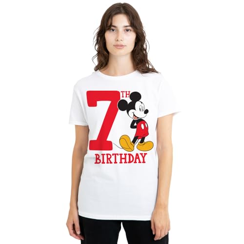 Mickey Mouse t-shirt femme blanc pour éviter le manque d'idée tenue anniversaire