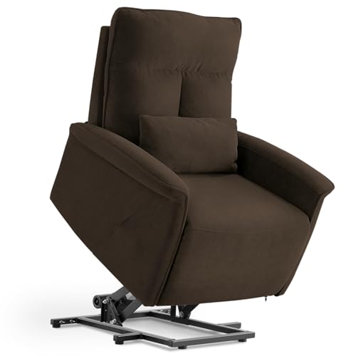 Sillón eléctrico reclinable para adulto mayor tela miniatura 1