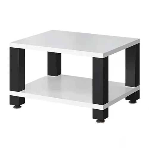 AV Component Media Stand Tower | Estante de audio estéreo para componentes de TV y audio y vídeo | Marco de acero al carbono | Soporte de almacenamiento para impresora | Marrón