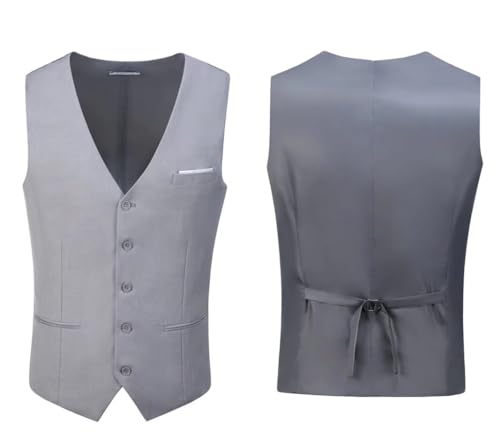 Men's Suit Vest Slim Fit Wedding Prom Waistcoat Formal Vests for Men Sleeveless Jacket Waistcoat for Mens4