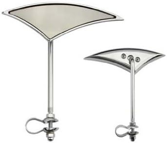 Lowrider Axe Mirror Right Chrome. Bike Mirror, Bicycle Mirror, Beach Cruiser, Chopper, Limo, Stretch Bike, BMX, Track, Fixie, Mountain Bikes