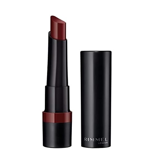 Rimmel London Rossetto Lunga Durata Lasting Finish Matte, Effetto Opaco, 560 Burgundy Red, 4 g